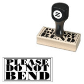 Please Do Not Bend Artwork Paper Envelope Message Gummistempel (Stempel)