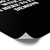 Please Do Not Engage With Me I'm Here To Fight Dem Poster (Ecke)