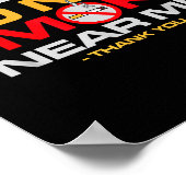 Please Do Not Smoke Near Me Thank You  Poster (Ecke)