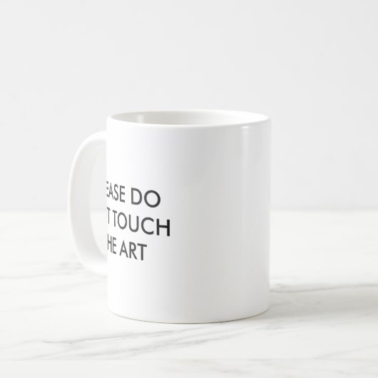 Please Do Not Touch The Art  Kaffeetasse (Vorderseite Links)