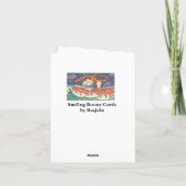 Please Don’t Leave Me! Dankeskarte (Rückseite)