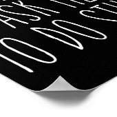 Please Don't Ask Me To Do Stuff Funny Sarcasm Quot Poster (Ecke)