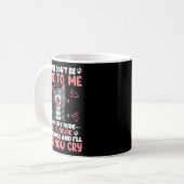 Please Dont Be Rude To Me Cat Lover Funny Tounge O Kaffeetasse (Vorderseite Links)