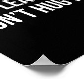 Please Don't Hug Me -  Poster (Ecke)