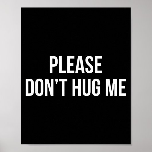 Please Don't Hug Me -  Poster (Vorne)