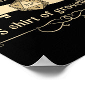 Please Don't Kill My Character +5 Shir Of Grovelin Poster (Ecke)