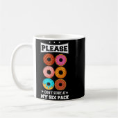 Please Don't Stare At My Six Pack Donut Kaffeetasse (Links)