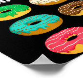 Please Don't Stare At My Six Pack Donuts Abs Funny Poster (Ecke)