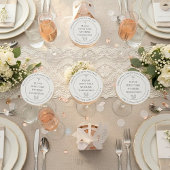 Please Don't Take My Drink, I'm Dancing Wedding  Runder Pappuntersetzer