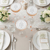 Please Don't Take My Drink, I'm Dancing Wedding  Runder Pappuntersetzer