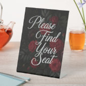 Please Find Your Seat Signs Sockelschild (In Situ)