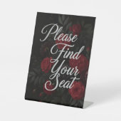 Please Find Your Seat Signs Sockelschild (Vorderseite)