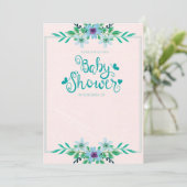 Please Join us wird der Baby Shower sein Einladung (Stehend Vorderseite)