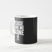 Please Leave Me Alone Kaffeetasse (Vorderseite Links)