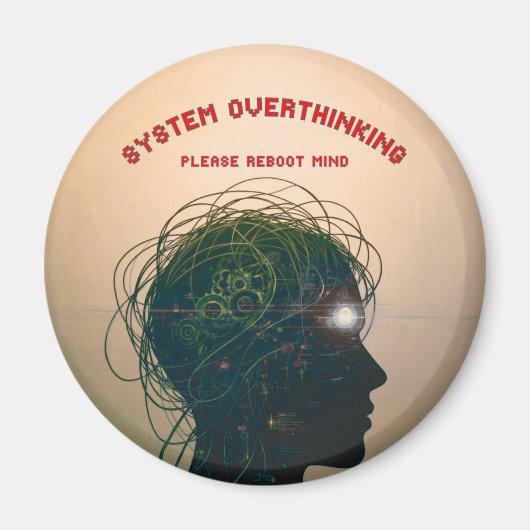 Please Reboot Mind | Digital Logic Magnet (Vorne)