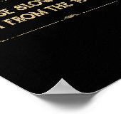 Please Slow Down I'm From The 1900s Funny Quote Vi Poster (Ecke)