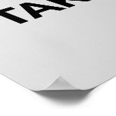 PLEASE, TAKE A SIT – Funny Bathroom Poster (Ecke)