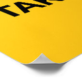 PLEASE, TAKE A SIT – Funny Bathroom Poster (Ecke)