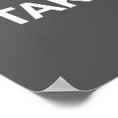 PLEASE, TAKE A SIT – Funny Bathroom Poster (Ecke)