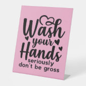 Please Wash Your Hands – Bathroom Reminder Sockelschild (Vorderseite)