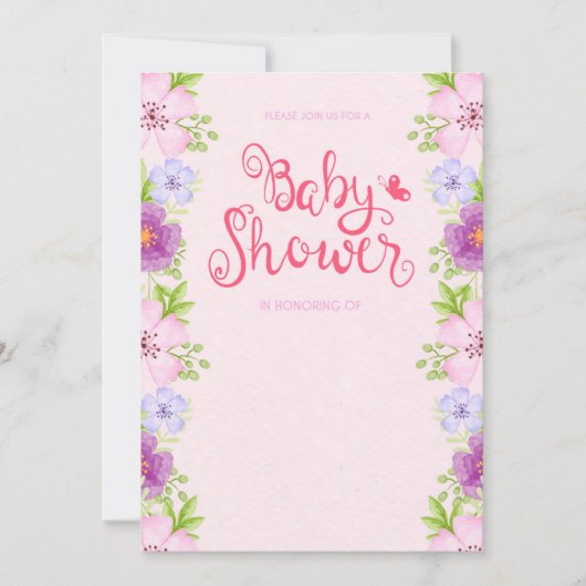 Please wird join us baby zu shower sein einladung (Vorderseite)