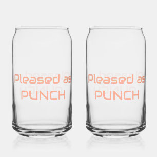 Pleased as Punch Glas