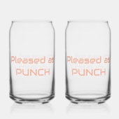 Pleased as Punch Glas (Rückseite)