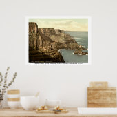 Pleaskin Head, Giants Causeway, Antrim N.Irland Poster (Küche)