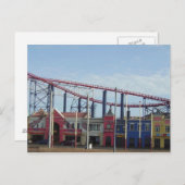 Pleasure Beach, Blackpool Postkarte (Vorne/Hinten)
