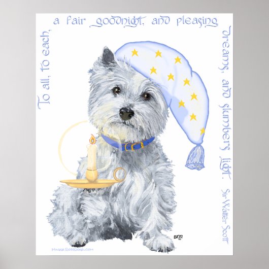 Pleasure Dreams Westie Poster (Vorne)