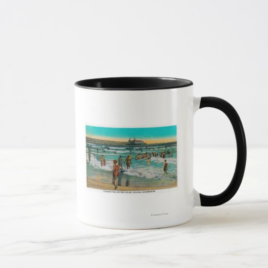 Pleasure Pier and Sun Parlor Tasse (Rechts)