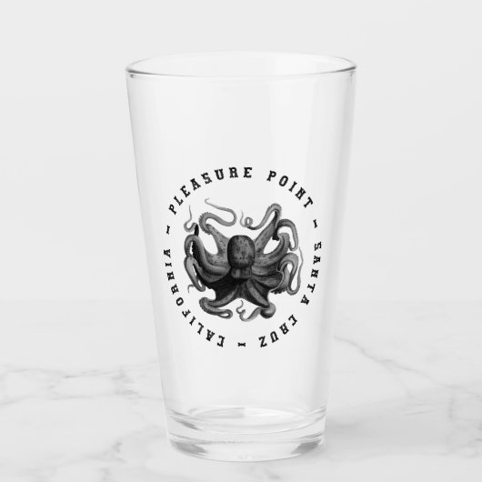 Pleasure Point, Santa Cruz Pint Glas (Vorderseite)