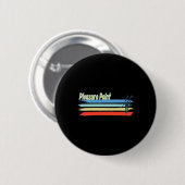 Pleasure Point Surf Strand, Surfer-Typ für Männer Button (Vorne & Hinten)