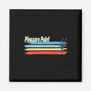 Pleasure Point Surf Strand, Surfer-Typ für Männer  Magnet