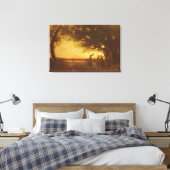 Pleasures of the Evening Leinwanddruck (Insitu (Schlafzimmer))