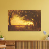 Pleasures of the Evening Leinwanddruck (Insitu (Wohnzimmer))