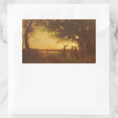 Pleasures of the Evening Rechteckiger Aufkleber (Tasche)