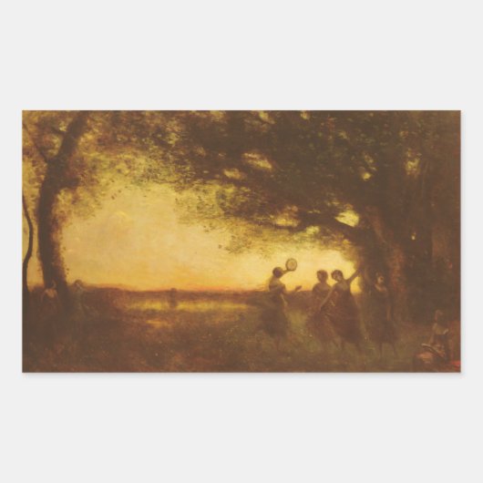 Pleasures of the Evening Rechteckiger Aufkleber (Vorderseite)
