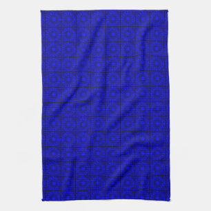 Pleated Corners-BLUE-KITCHEN TOWEL Küchentuch