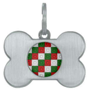 Pleated Corners-Red-White-Green-PET TAG Tiermarke
