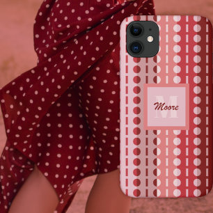 Pleated Stripes – Pink to Red Ombre Case-Mate Case-Mate iPhone Hülle