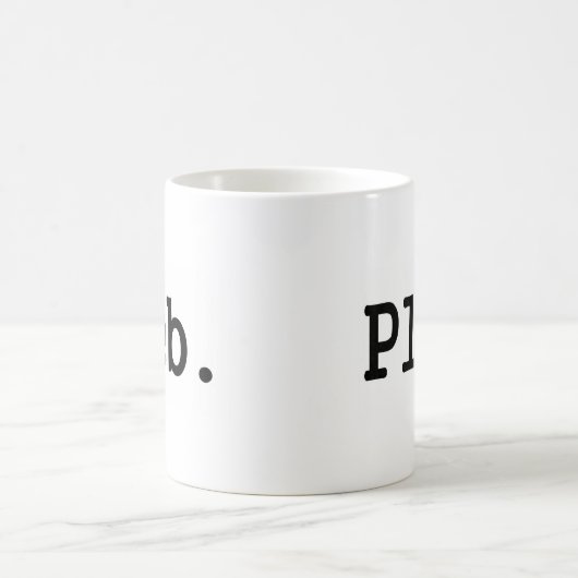 pleb.a Mitglied einer verachteten Kaffeetasse (Mittel)