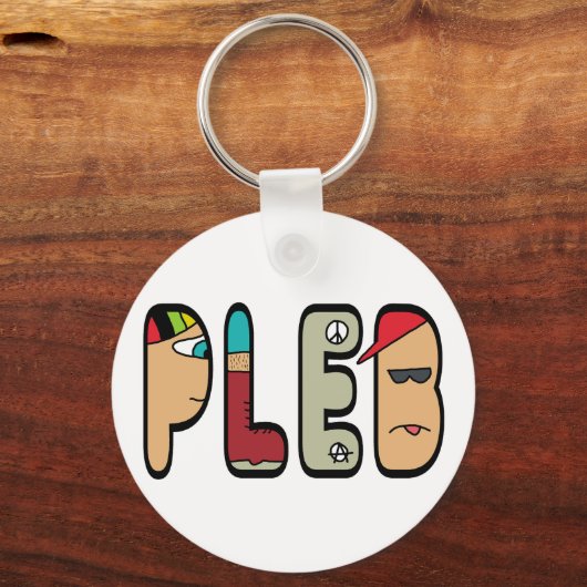 Pleb Schlüsselanhänger (Rückseite)