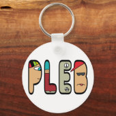 Pleb Schlüsselanhänger (Vorderseite)