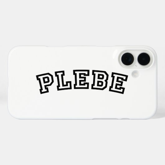PLEBE Case-Mate iPhone HÜLLE (Rückseite (Horizontal))