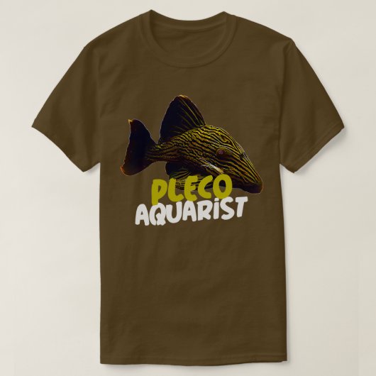 Pleco Aquarist Shirt (Design vorne)