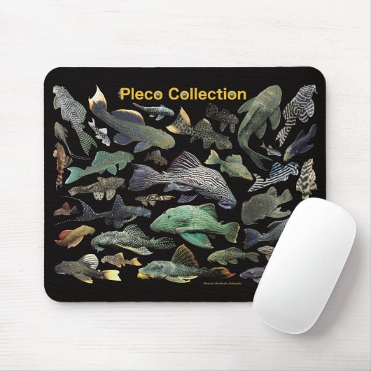 Pleco collection mousepad (Mit Mouse)