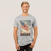 Pledge Allegiance Tri-Blend Shirt (Vorderseite voll)