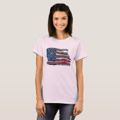 PLEDGE DER ALLEGIANZ Patriotisches T-Shirt (Vorne ganz)