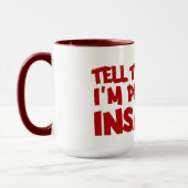 PLEI Tasse INSANITY - wählen Sie Stil & Farbe (Links)